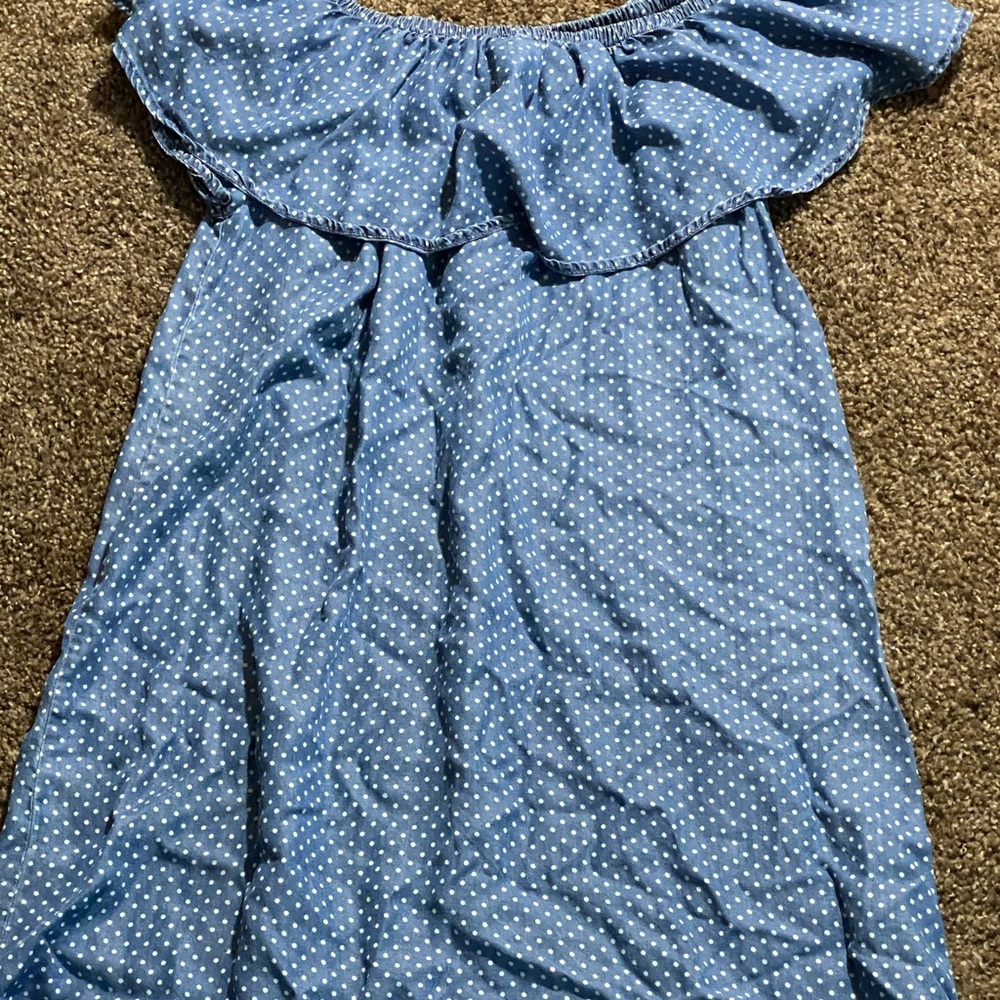 Blue Polka Dot Dress